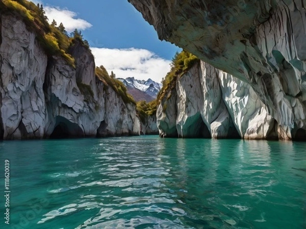 Fototapeta cave in the sea