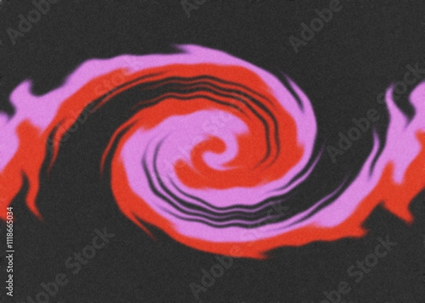 Obraz An abstract wavy blur grunge texture background image.