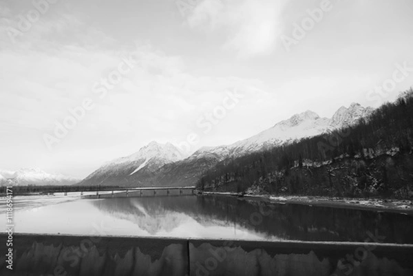 Obraz lake in Alaska