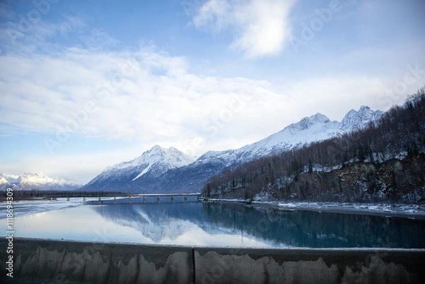 Obraz lake in the mountains