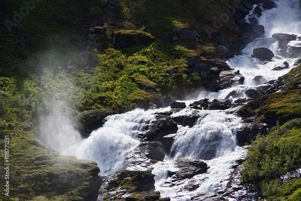 Obraz Wasserfall in Westnorwegen