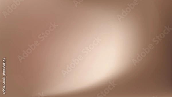Obraz Mocha Mousse. Elegance soft brown gradient background on trendy color 2025. Horizontal banner for presentation, branding, social media and websites, cover, branding. Vector digital illustration