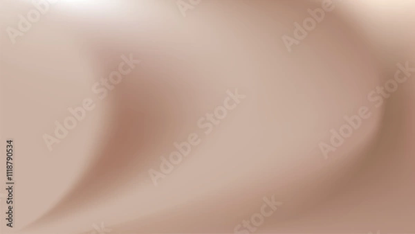 Obraz Mocha Mousse. Elegance soft brown gradient background on trendy color 2025. Horizontal banner for presentation, branding, social media and websites, cover, branding. Vector digital illustration
