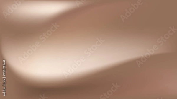 Obraz Mocha Mousse. Elegance soft brown gradient background on trendy color 2025. Horizontal banner for presentation, branding, social media and websites, cover, branding. Vector digital illustration