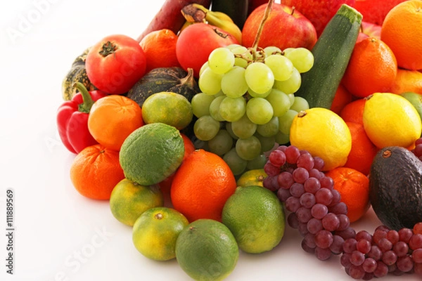 Fototapeta 新鮮な野菜と果物