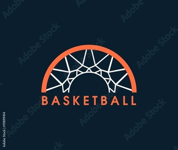 Obraz Basketball logo
