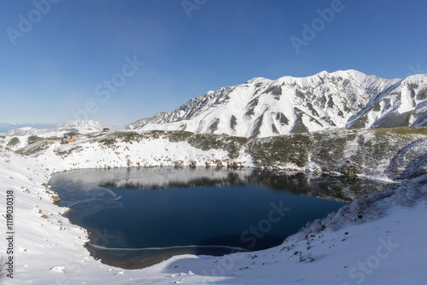 Obraz snow covered mountains