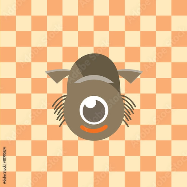 Obraz Cute monsters vector design illustration.