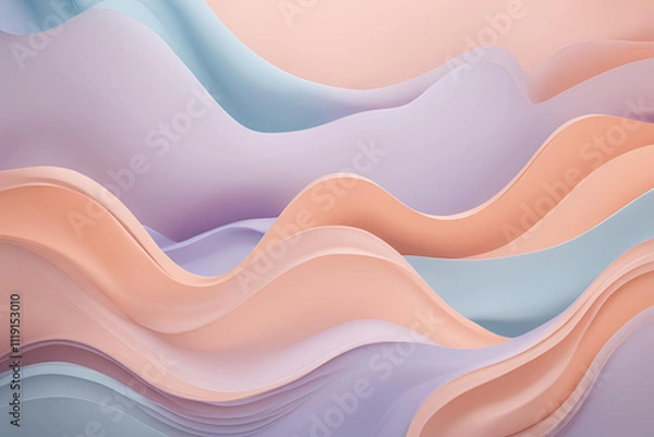 Fototapeta abstract background with waves