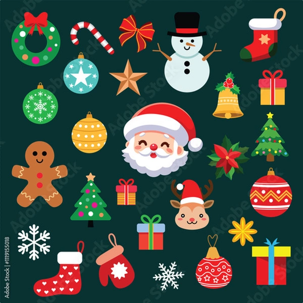 Obraz Christmas decorative banner