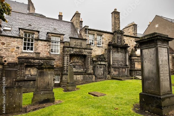 Obraz Greyfriars Kirkyard Tombs