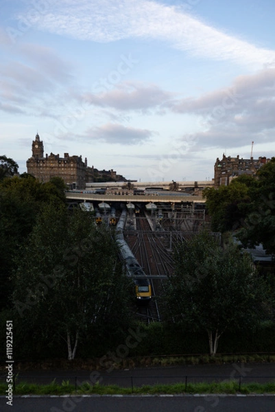 Obraz Edinburgh Waverley Train Station