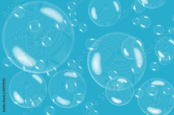 Fototapeta bubbles in the sky