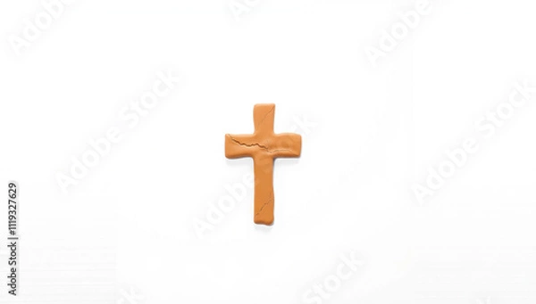 Obraz Christian Greek, Armenian, Greek cross. Generative AI
