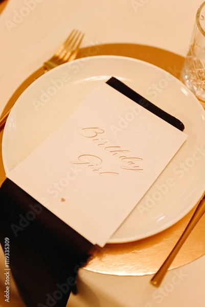 Obraz restaurant table setting