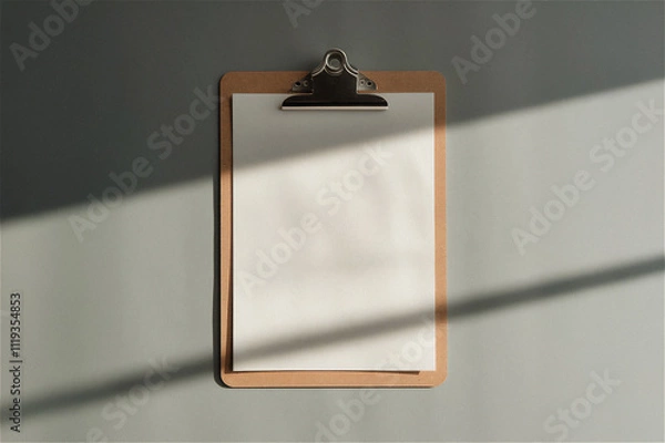 Obraz 클립보드 메뉴판 디자인 목업