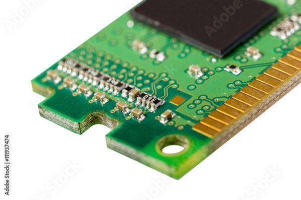 Fototapeta Electronic collection - computer random access memory (RAM) modules