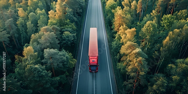 Fototapeta IoT Transportation System Revolutionizing Connectivity and Efficiency in Smart Mobility Solutions 