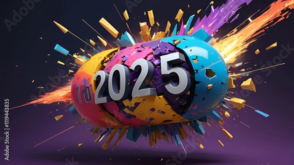 Obraz new year celebration