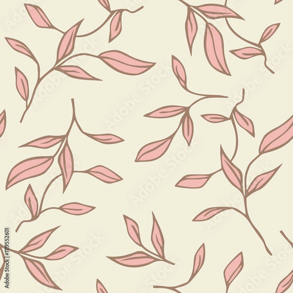 Fototapeta Branches Seamless Pattern