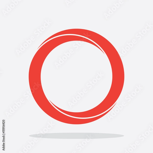 Fototapeta Geometric Circle Icon. Logo Icon in Vector