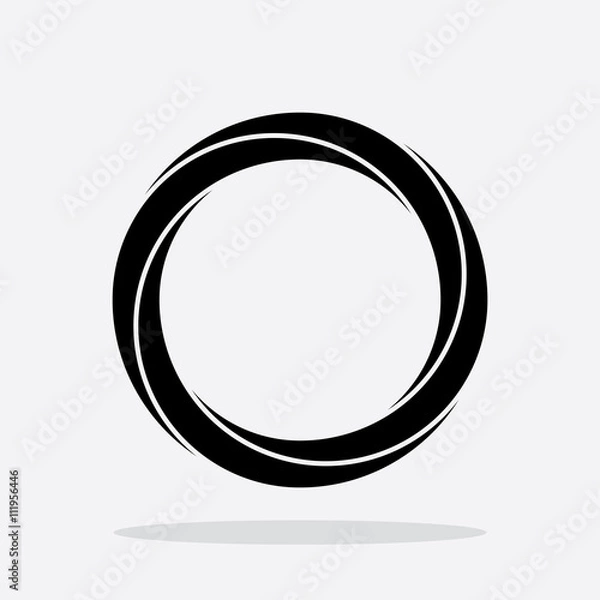 Fototapeta Geometric Circle Icon. Logo Icon in Vector