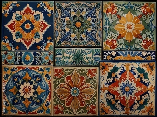 Obraz traditional thai fabric