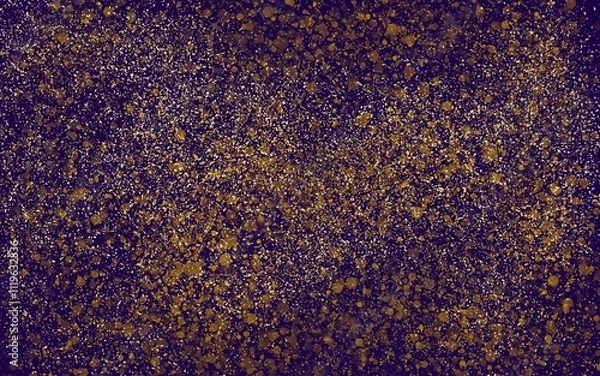 Obraz purple background with golden texture