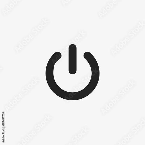 Fototapeta Power Button Icon