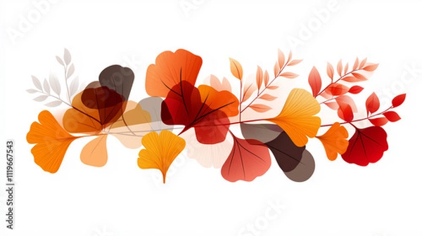 Fototapeta 光を受けて透けた紅葉