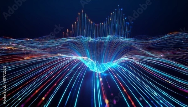 Fototapeta Neural Flow Networks: The Next Frontier in Artificial Intelligence