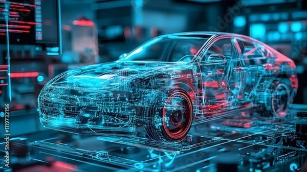 Fototapeta Leveraging advanced technologies to enable the efficient production of highly customized products tailored to individual consumer preferences without sacrificing scale