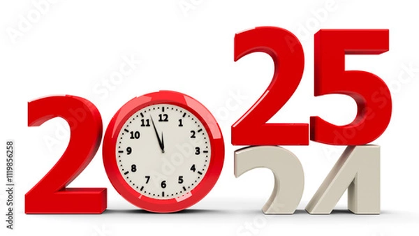 Obraz 2024-2025 Clock dial