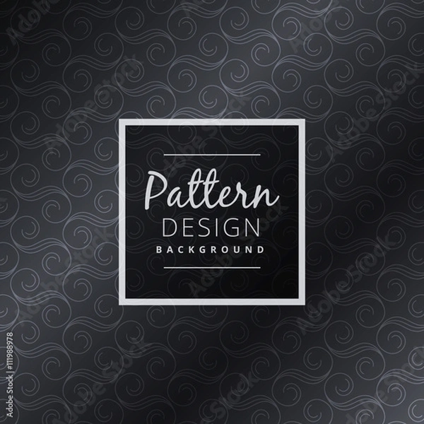 Fototapeta dark floral pattern design