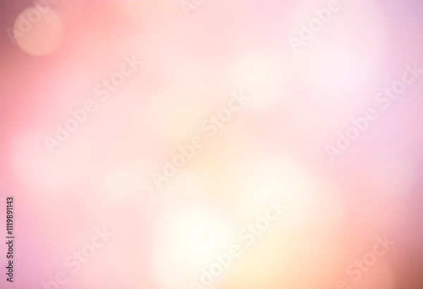 Fototapeta abstract background with blurred bokeh and light in pink tones
