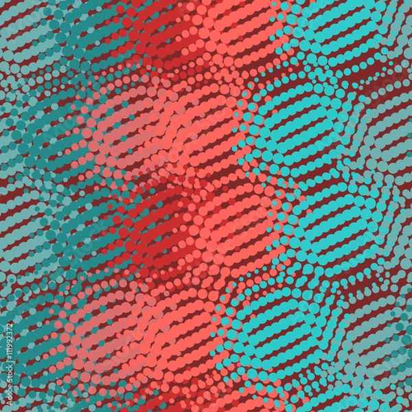 Fototapeta Seamless background, bright pattern abstract with point