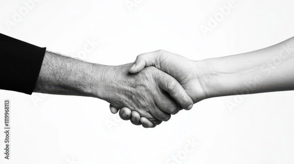 Fototapeta Caring hands hold each other in a compassionate gesture for the elderly in a warm setting