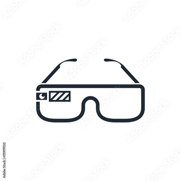Obraz virtual glassess