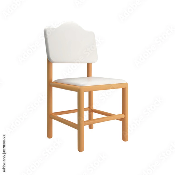 Fototapeta Chair transparent background room decoration material
