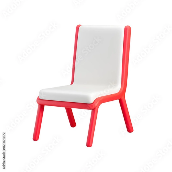 Fototapeta Chair transparent background room decoration material
