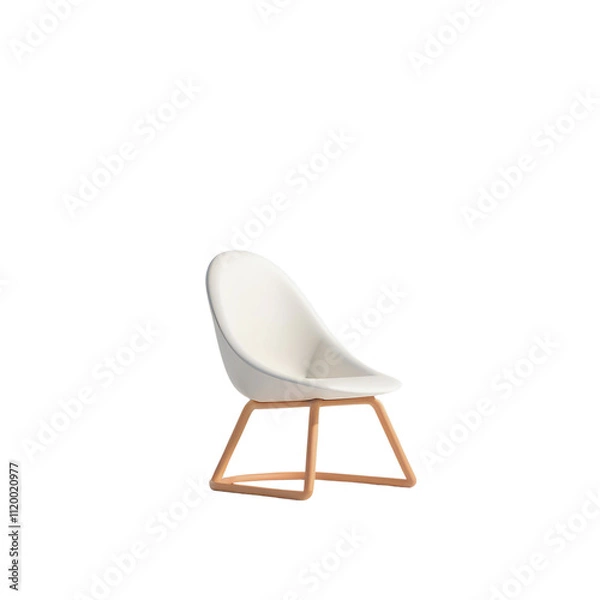 Fototapeta Chair transparent background room decoration material
