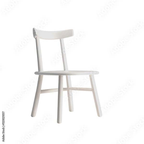 Fototapeta Chair transparent background room decoration material
