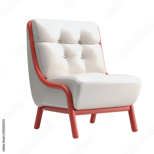 Fototapeta Chair transparent background room decoration material
