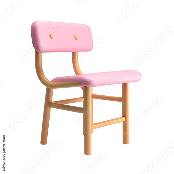 Fototapeta Chair transparent background room decoration material
