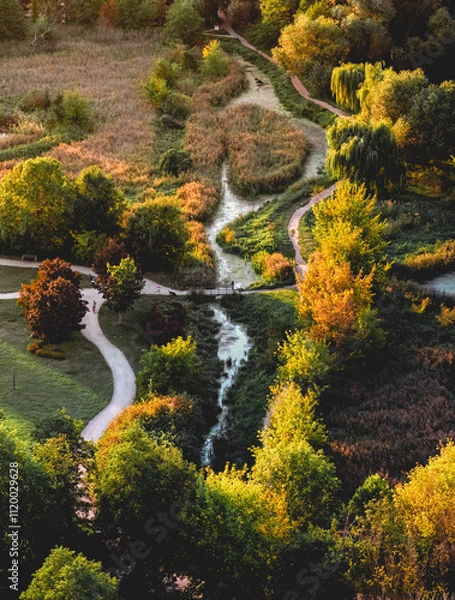 Obraz Autumn in City