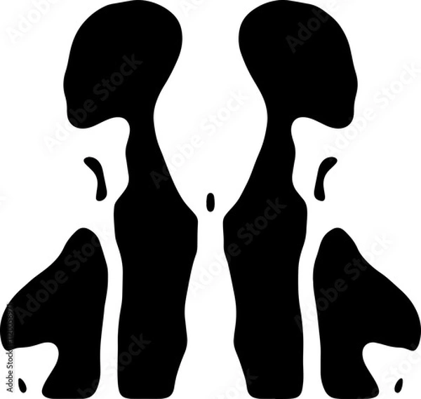 Obraz silhouette of a person B