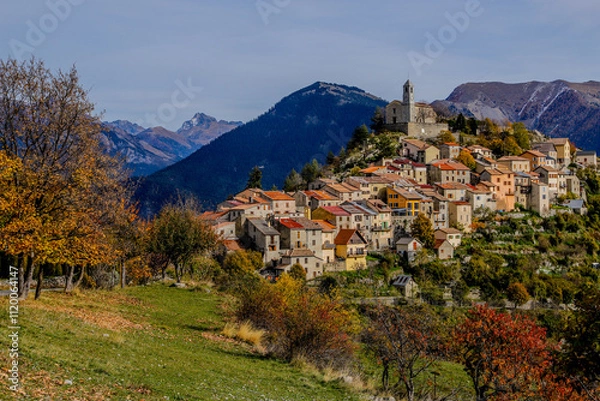 Obraz Le village d'Ilonse
