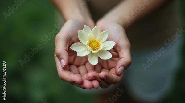 Obraz Delicate Flower in Hand