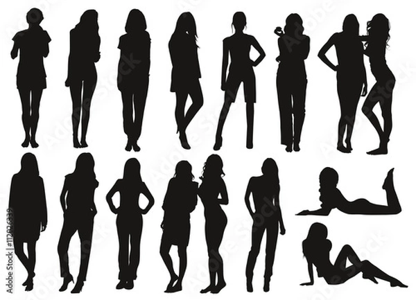 Fototapeta Sylwetka kobiety