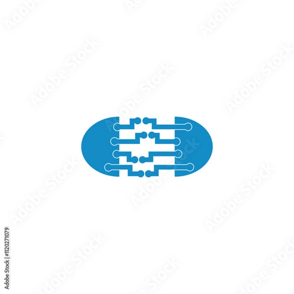 Fototapeta Connection icon vector, element for connected template